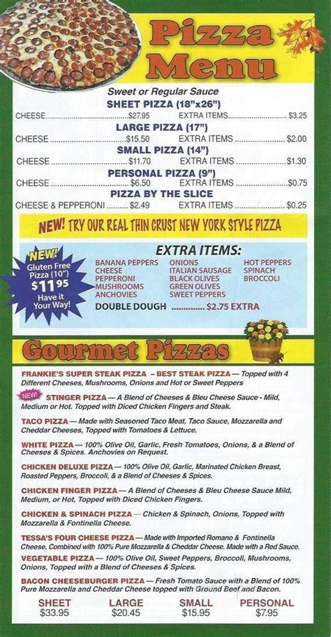 frankies lockport new york|frankies pizza lockport ny 14094.